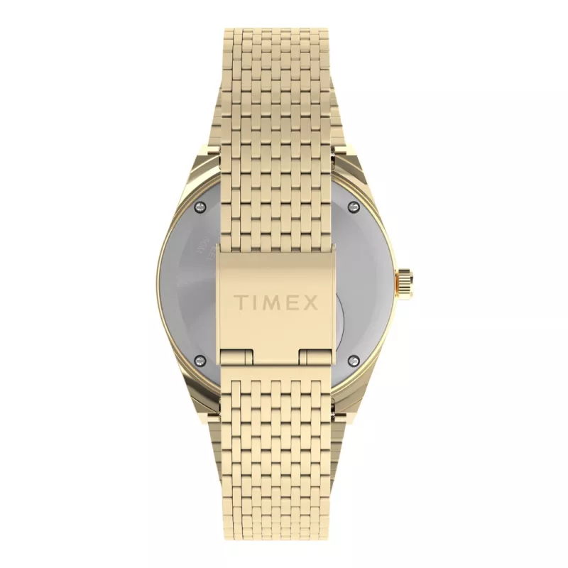Relógio Timex Expedition North Field Post Solar 42mm para homem - mostrador preto, bracelete de pele castanha, quartzo solar