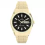 Relógio Timex Expedition North Field Post Solar 42mm para homem - mostrador preto, bracelete de pele castanha, quartzo solar