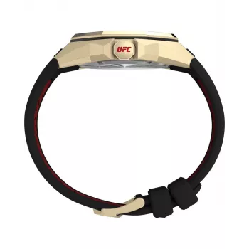 Relógio de homem TIMEX Expedition North Field Post Solar TW2V57100 44mm com mostrador preto e bracelete de pele ecológica