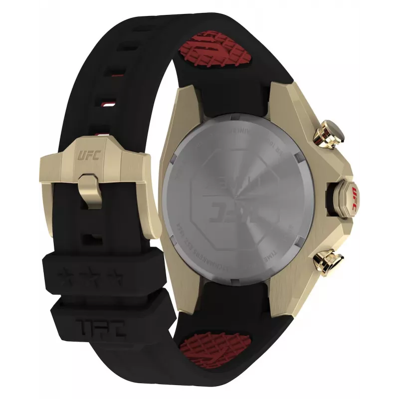 Relógio de homem TIMEX Expedition North Field Post Solar TW2W69800 45mm mostrador preto bracelete de pele