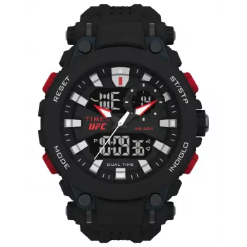 Relógio TIMEX homem quartzo digital TW5M52800 50mm caixa de resina bracelete de resina preta