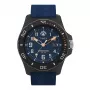 TIMEX relógio de homem Expedition North Field Post Solar TW2V40300 – 46 mm aço inoxidável, mostrador verde, bracelete de couro castanho, quartzo solar
