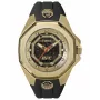 Relógio de campo de homem TIMEX TW2V86500 - caixa de aço inoxidável 45mm, pulseira de tecido verde, quartzo solar, resistência à água 100m