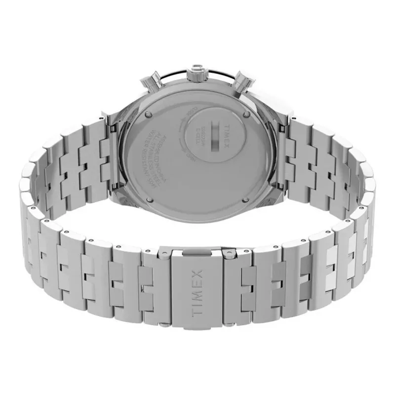 Relógio de Quartzo Timex para Homem TW2V42600 40mm com Mostrador Verde e Bracelete em Pele Castanha