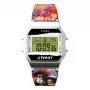 Relógio de quartzo unissexo Timex TW2Y46800 34mm prateado azul aço inoxidável