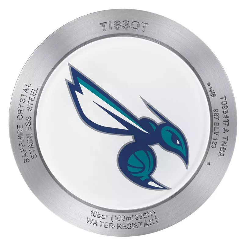 TISSOT PRS 516 cronógrafo de homem de quartzo suíço 42mm mostrador prateado bracelete de pele castanha T095417170373