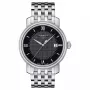 TISSOT T-Classic Bridgeport relógio de mulher 40mm aço inoxidável quartzo suíço