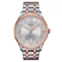 TISSOT T-Classic Chemin des Tourelles Relógio Automático Homem 42mm Aço Inoxidável com Rosé Gold PVD