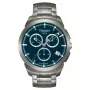 TISSOT T-Classic Couturier Relógio cronógrafo de quartzo suíço de homem 43mm mostrador azul aço inoxidável