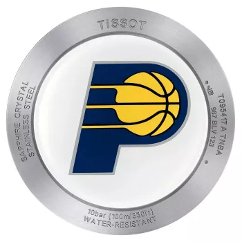 TISSOT T-Sport Chrono XL Classic Relógio Homem 42mm Pulseira de Pele Castanha Mostrador Prateado T09541717372