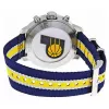 TISSOT T-Sport Chrono XL Classic relógio de homem 42mm bracelete de pele castanha mostrador prateado T09541717372