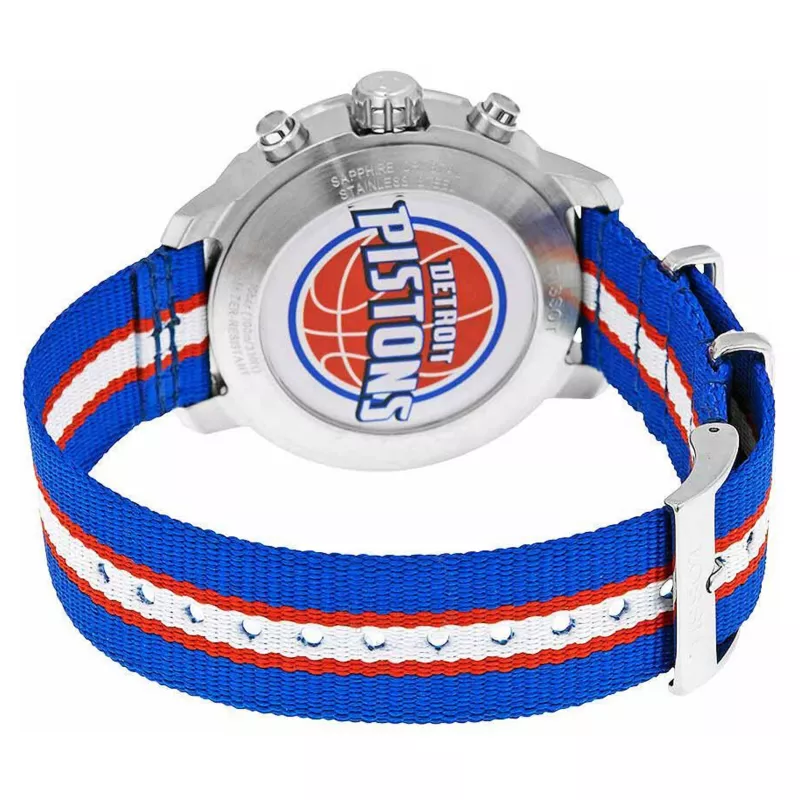 TISSOT T-Sport PRS 200 cronógrafo de homem 42mm mostrador azul aço inoxidável