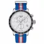 TISSOT T-Sport PRS 200 cronógrafo de homem 42mm mostrador azul aço inoxidável
