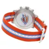 TISSOT T-Sport Quickster cronógrafo de homem de quartzo suíço 42mm mostrador branco bracelete de silicone branca T09547170371
