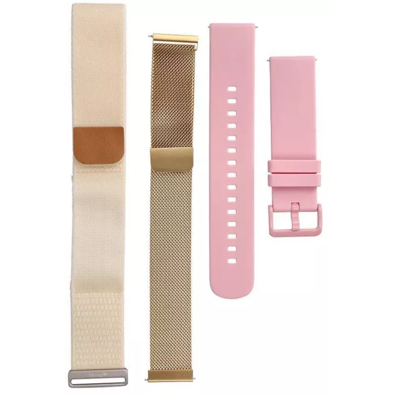 Titmo Loop I-110 Smartband dourada com ECG, HRV, FC, PA, SpO2, IP68, Bluetooth