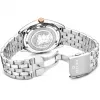 TITONI Airmaster relógio de homem suíço automático 878SRG-657 41mm ouro rosa PVD aço inoxidável couro castanho