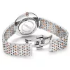 TITONI Airmaster Relógio de homem TQ52718SRG606 37mm quartzo suíço mostrador prateado bracelete de pele castanha