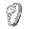Relógio automático de mulher TITONI 23978SRG-622 33,5mm aço inoxidável PVD ouro rosa mostrador de madrepérola branca índices de diamante