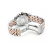 TITONI relógio automático homem 83909SRG-063 38,5mm PVD ouro rosa aço inoxidável mostrador prateado bracelete de pele castanha