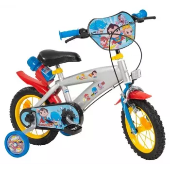 Toimsa DC Boy Friends 12 Bicicleta Infantil de 12 Polegadas para Rapaz com Rodas de Apoio