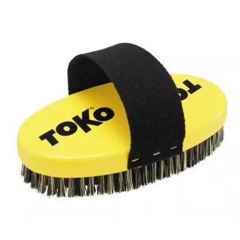 Escova de base Toko oval de cobre com alça