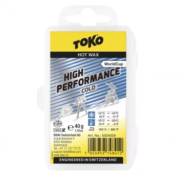 Cera quente Toko High Performance Hot Wax Cold 40g