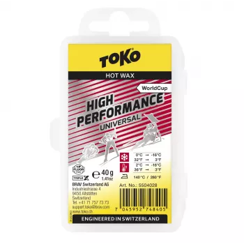 Cera quente de alto desempenho Toko Universal 40 g