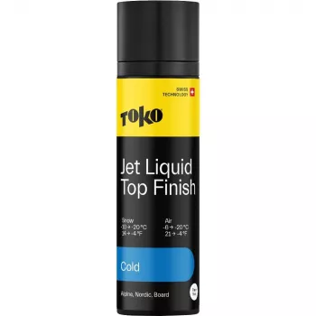 Cera líquida Toko Jet Liquid Cold para esquis 70ml - cera líquida de alto desempenho para neve fria