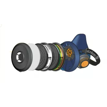 Máscara de proteção Toko Racing - preta, unissexo, máscara facial de neoprene para esqui e snowboard