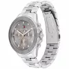 Relógio de quartzo analógico de homem Tommy Hilfiger Damon 40mm aço inoxidável mostrador azul