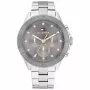 Relógio de quartzo analógico de homem Tommy Hilfiger Damon 40mm aço inoxidável mostrador azul