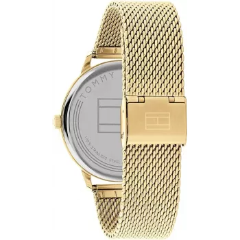 Relógio de quartzo analógico para homem Tommy Hilfiger 1791877 43mm aço inoxidável mostrador azul