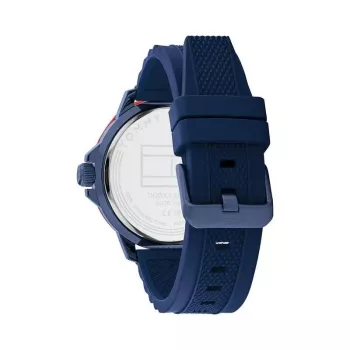 Relógio de quartzo analógico de homem Tommy Hilfiger 1792022 48mm aço inoxidável mostrador azul