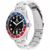 Relógio de quartzo analógico de homem Tommy Hilfiger 1792131 42mm mostrador azul pele castanha