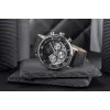 Relógio Tommy Hilfiger de homem Damon quartzo aço inoxidável 40mm mostrador azul 1710565