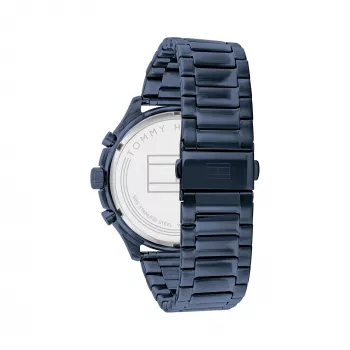 Relógio de quartzo Tommy Hilfiger Damon para homem 1791853 44 mm azul silicone