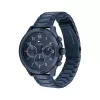 Relógio de quartzo Tommy Hilfiger Damon para homem 1791853 44 mm azul silicone