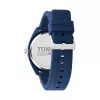 Relógio Tommy Hilfiger homem Damon quartzo 1791927 45mm mostrador azul bracelete de malha de aço inoxidável