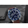 Relógio de quartzo de homem Tommy Hilfiger Damon 1792163 41mm aço inoxidável mostrador azul