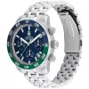 Relógio de quartzo de homem Tommy Hilfiger Damon 1792185 41mm mostrador azul aço inoxidável