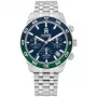 Relógio de quartzo de homem Tommy Hilfiger Damon 1792185 41mm mostrador azul aço inoxidável