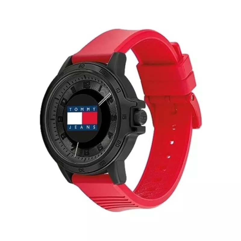 Tommy Hilfiger homem Decker relógio analógico de quartzo 1792033 45 mm aço inoxidável mostrador azul