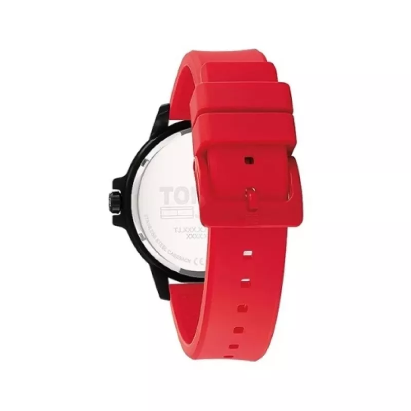 Tommy Hilfiger homem Decker relógio analógico de quartzo 1792033 45 mm aço inoxidável mostrador azul