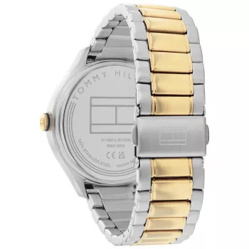 Relógio de quartzo Tommy Hilfiger Decker para homem 1782658 40mm mostrador azul aço inoxidável