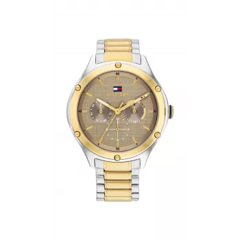 Relógio de quartzo Tommy Hilfiger Decker para homem 1782658 40mm mostrador azul aço inoxidável