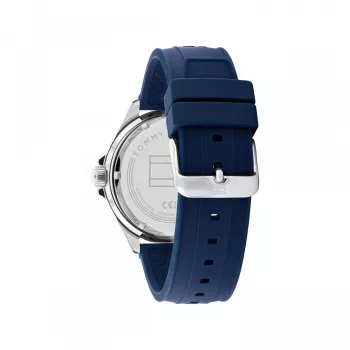 Tommy Hilfiger Relógio de homem Decker de quartzo 1792009 43mm mostrador azul aço inoxidável