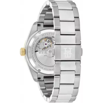 Tommy Hilfiger Relógio de quartzo de homem Decker 1792155 40mm mostrador azul Aço Inoxidável
