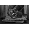Tommy Hilfiger Relógio de quartzo homem Decker 44mm aço inoxidável mostrador azul pele castanha