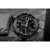 Tommy Hilfiger Relógio de quartzo homem Decker 44mm aço inoxidável mostrador azul pele castanha