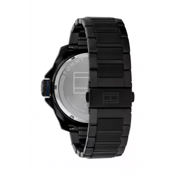 Relógio de quartzo analógico de homem Tommy Hilfiger 1792139 49mm azul silicone